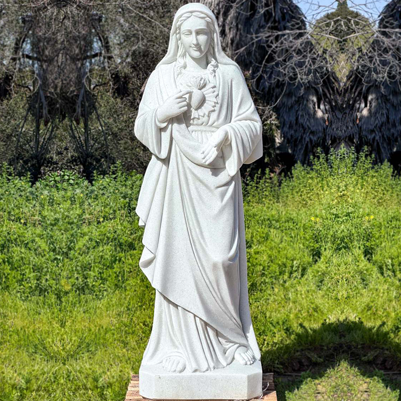 Catholic-Marble-Blessed-Mary-Statue-for-Church-for-Sale