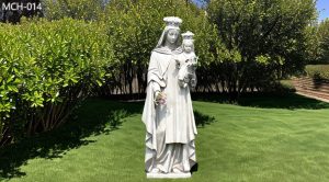 Life-Size-Our-Lady-of-Mount-Carmel-Marble-Statue-for-Sale