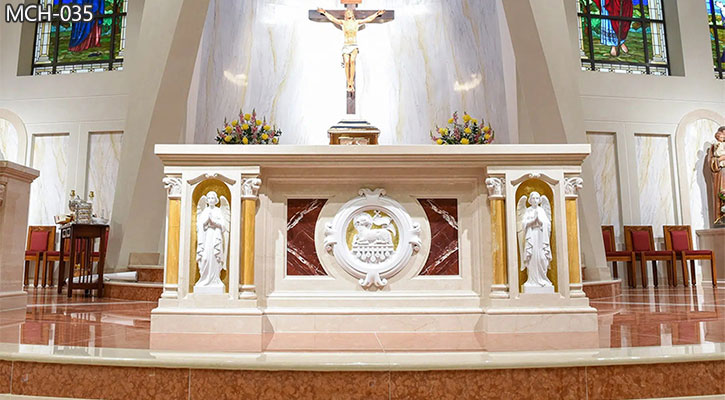 Catholic White Marble Altar Server Church for Sale