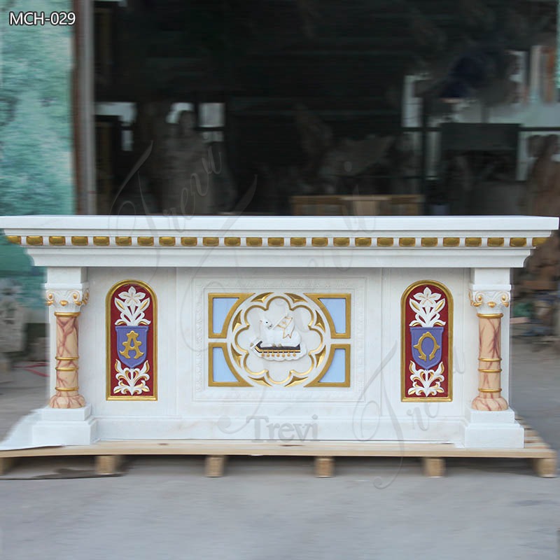 Nature-Colored-Marble-Holy-Altar-Factory-Supplier-for-Sale 1