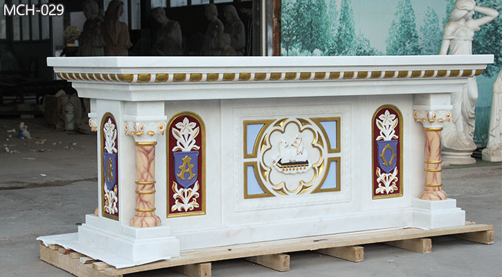 Nature Colored Marble Holy Altar Factory Supplier for Sale