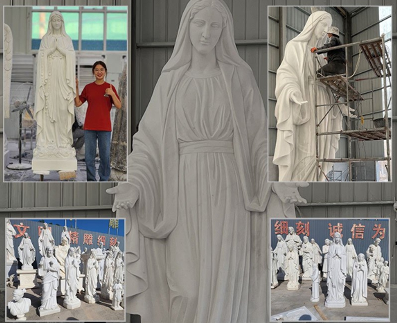 Craftsmanship in Our Lady of The Assumption Statue