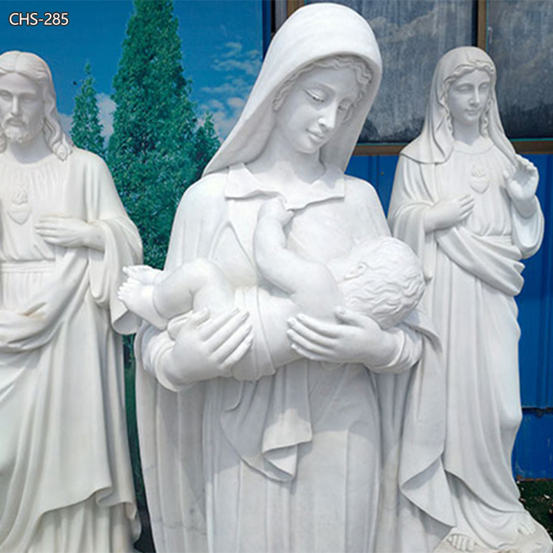 Hand Carved Mary and Baby Jesus