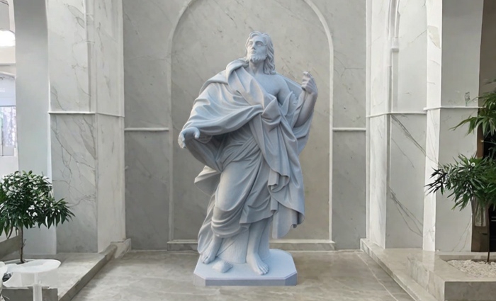 White Marble St.James Statue for Sale CHS-759