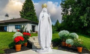 marble our lady of knock statue for sale