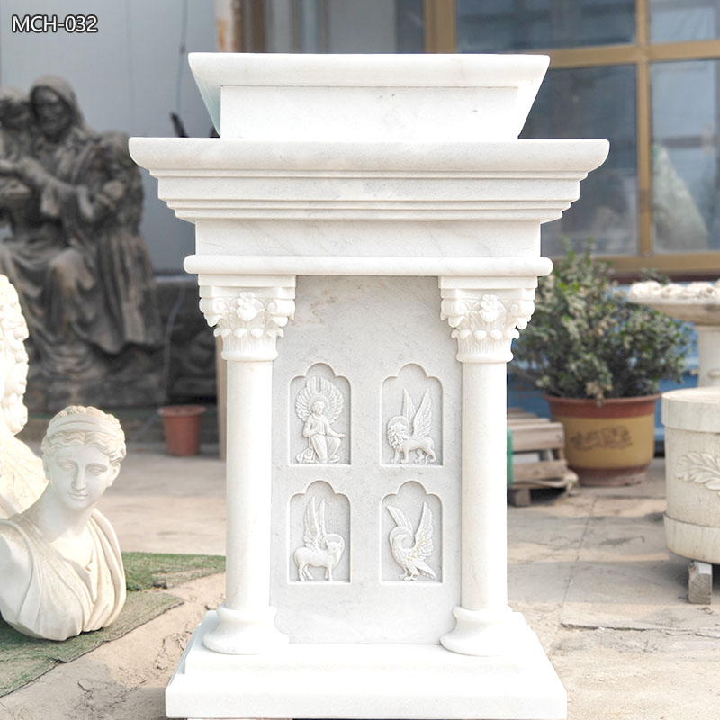 white marble pulpit for sale