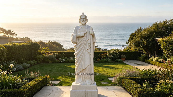 Outdoor saint jude statue