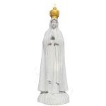 lifesize marble Fatima Statue with Gold Crown