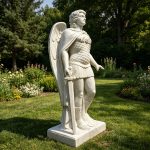 marble saint michael for garden