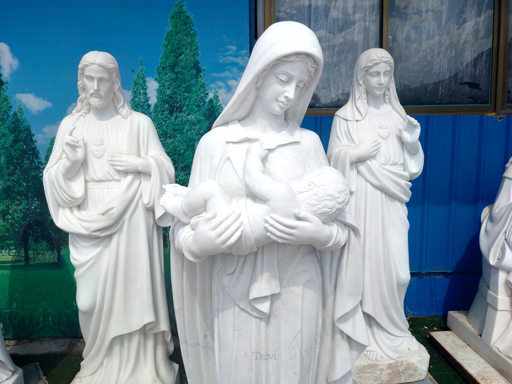 Virgin Mary and Baby Jesus in our factory
