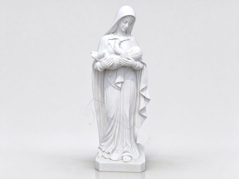 Virgin Mary and Baby Jesus sculpture